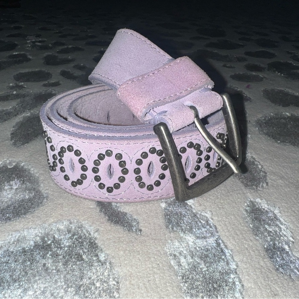 Lavender American Eagle Leather Belt size M